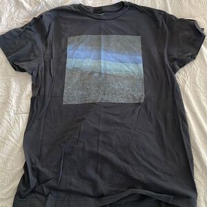 Vestige Landscape Graphic Tee Minimalist Art Design Shirt Size M